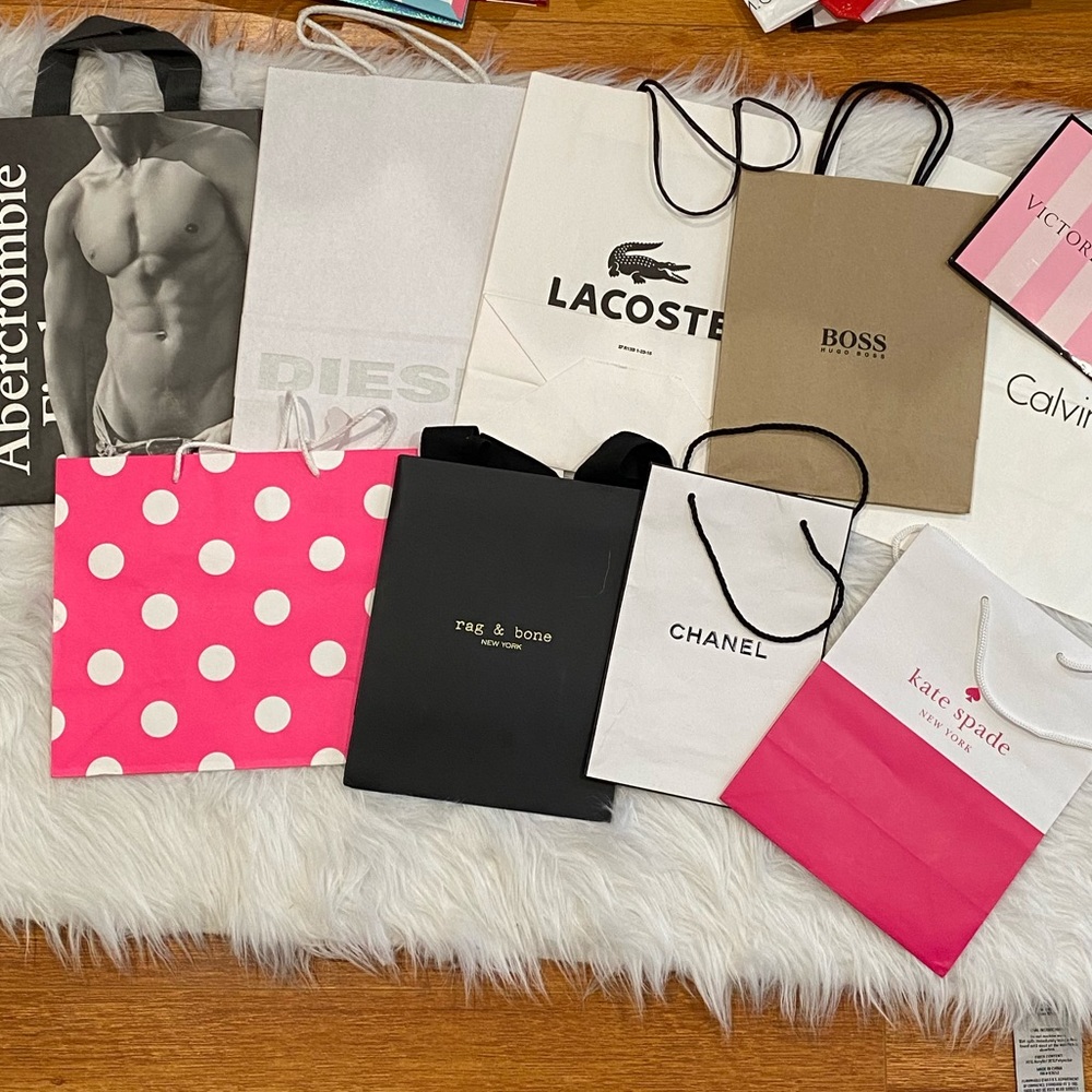 Bundle of 10 brand name bags